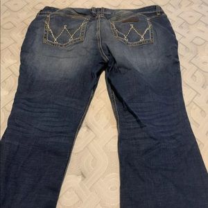 Womens Wrangler Plus Jeans Size 24 Short